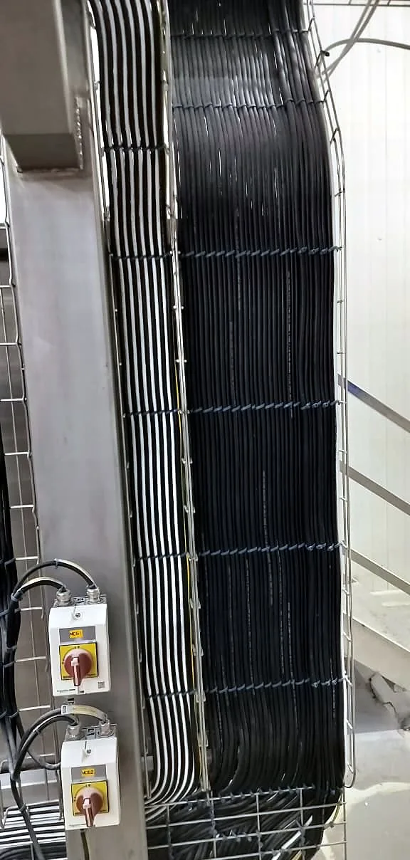 Instrument cable riser