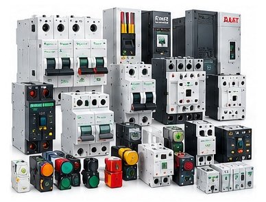 Electrical switchgear, MCCB, MCB and control components